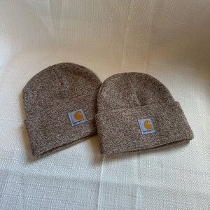 Children’s Carhartt Tan Knit Beanies